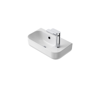 Caroma Luna Hand Wall Basin with 1 Tap Hole