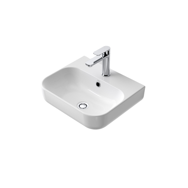 Caroma Luna Wall Basin with 1 Tap Hole