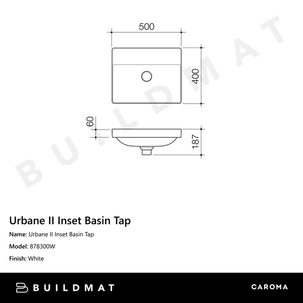 Caroma Urbane II Inset Basin Tap