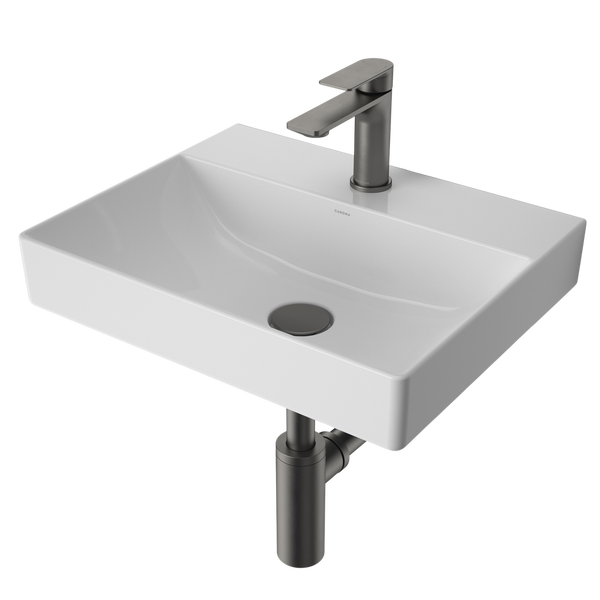 Caroma Urbane II Wall Basin with 1 Taphole
