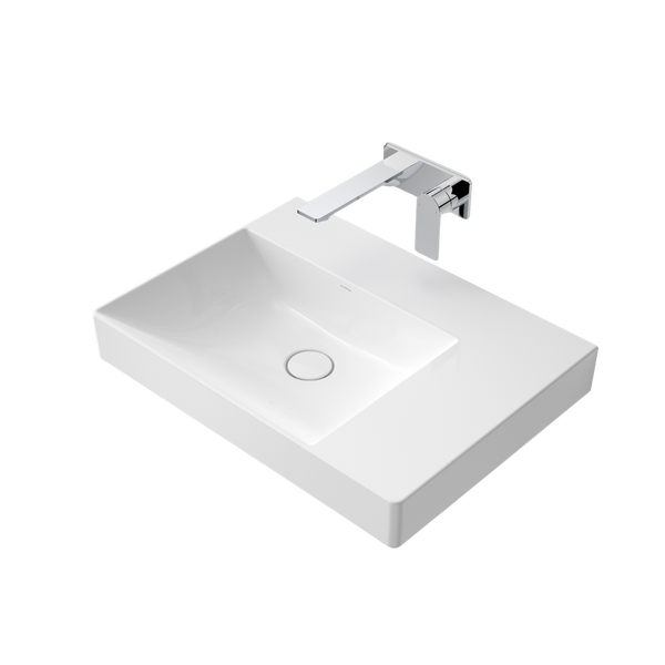 Caroma Urbane II Right Hand Shelf Wall Basin Tap No Tap Hole