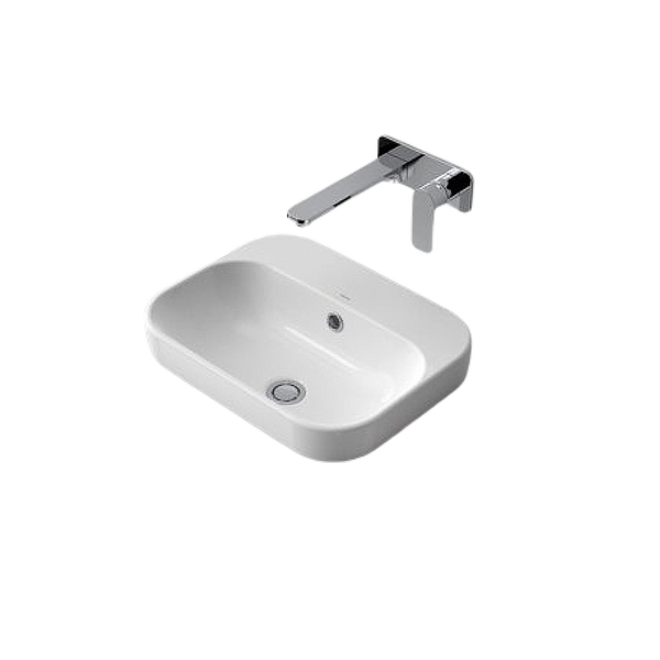 Caroma Luna Inset Basin with Tap Landing