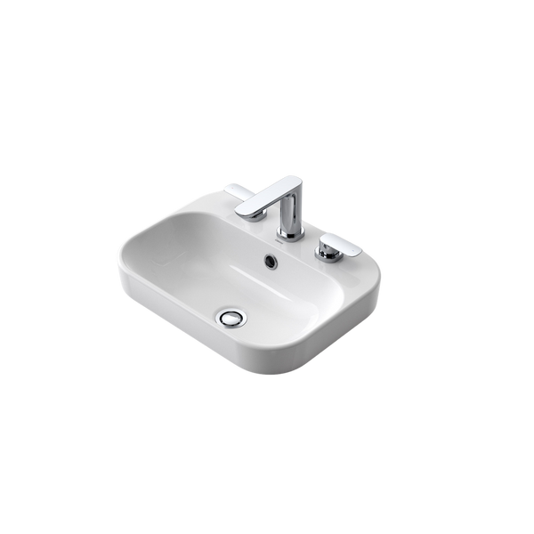 Caroma Luna Inset Basin with 3 Tap Holes