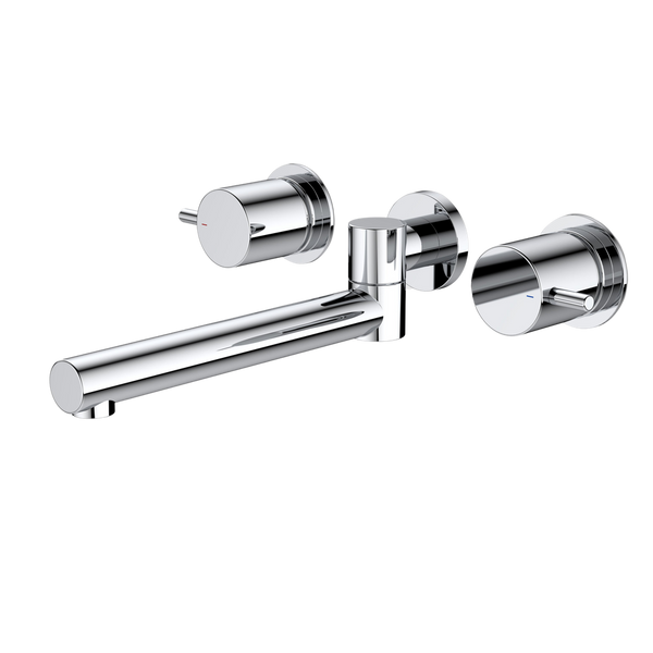 Caroma Luna Lever Laundry Set Chrome Lead Free