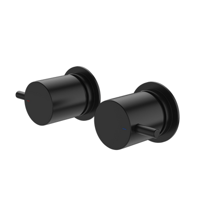 Caroma Luna Lever Wall Top Assemblies Lead Free Satin Black