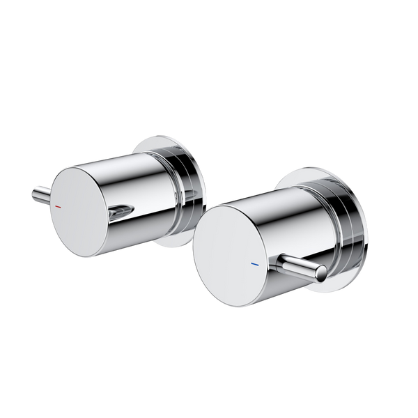 Caroma Luna Lever Wall Top Assemblies Lead Free Chrome