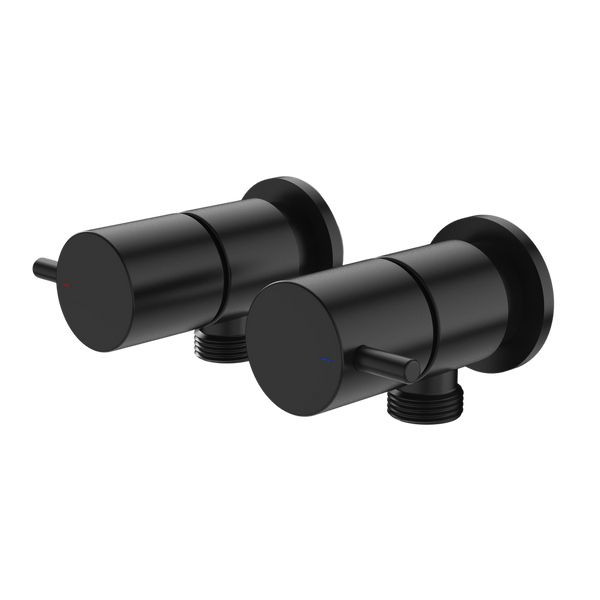 Caroma Luna Lever Washing Machine Set Black Lead Free