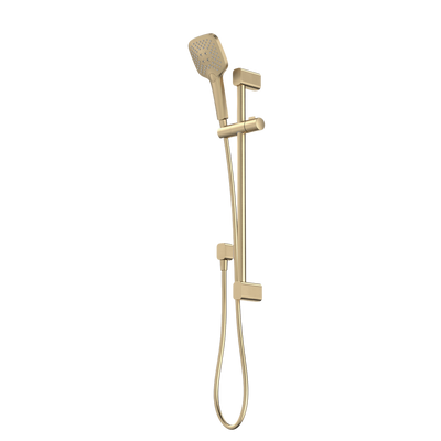 Caroma Luna Multifunction Rail Shower Brushed Brass