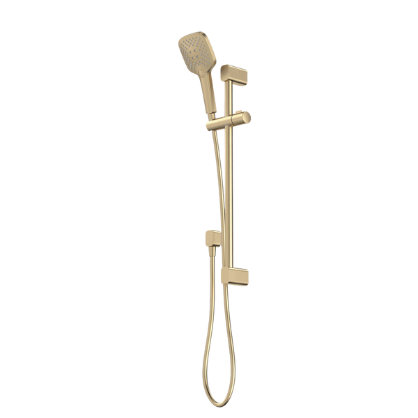 Caroma Luna Multifunction Rail Shower Brushed Brass