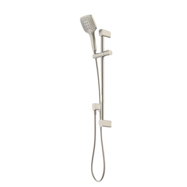 Caroma Luna Multifunction Rail Shower Brushed Nickel