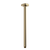 Caroma Luna Straight Arm Square Flange 410mm Brushed Brass