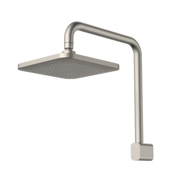 Caroma Luna Fixed Overhead Shower Brushed Nickel