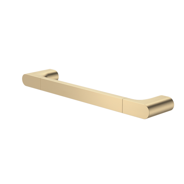 Caroma Urbane II Universal Rail Straight 400mm Brushed Brass
