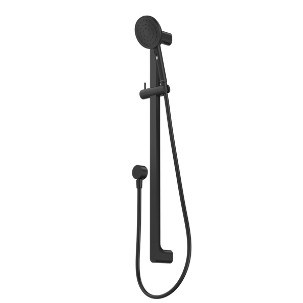 Caroma Urbane II Universal Rail Shower Black