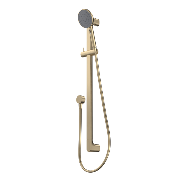 Caroma Urbane II Universal Rail Shower Brushed Brass