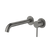 Caroma Liano II 210mm Wall Basin/Bath Mixer and Outlet Gunmetal Lead Free