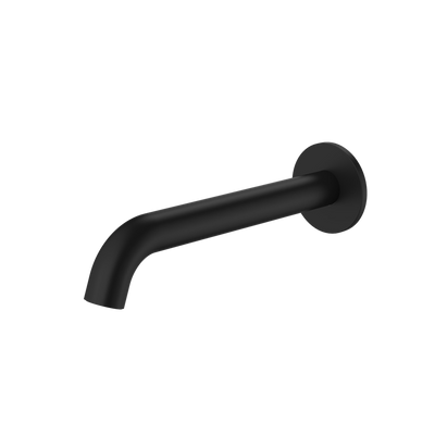 Caroma Liano II 210mm Basin/Bath Outlet Round Matte Black Lead Free