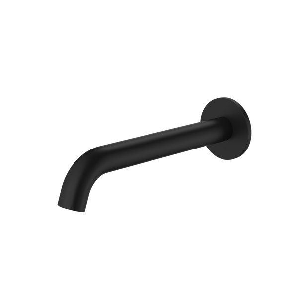 Caroma Liano II 210mm Basin/Bath Outlet Round Matte Black Lead Free