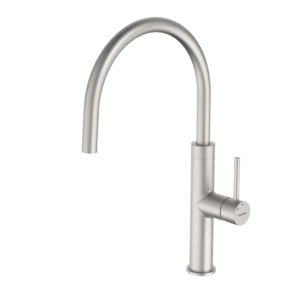 Caroma Liano II Sink Mixer Brushed Nickel Lead Free