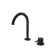 Caroma Liano II Hob Basin Mixer Set 160mm Matte Black