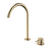 Caroma Liano II Hob Basin/Sink Mixer Set 200mm Brushed Brass