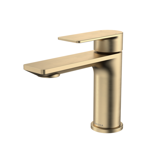 Caroma Urbane II Basin Mixer Brushed Brass Lead Free