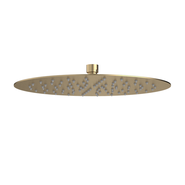 Caroma Urbane II 300mm Round Rain Shower Brushed Brass