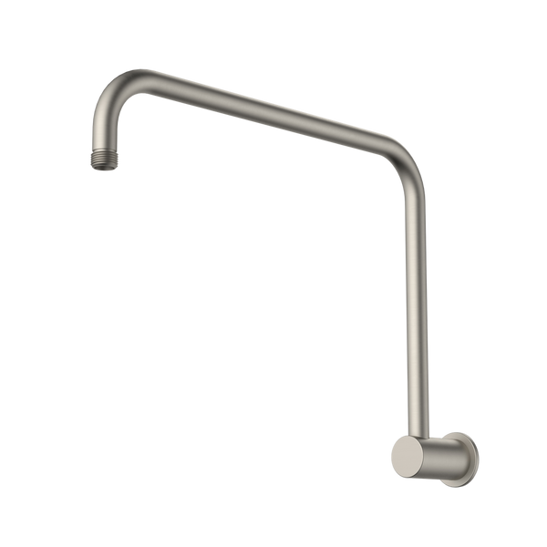 Caroma Urbane II 460mm Upswept Shower Arm Brushed Nickel