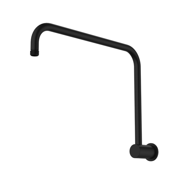 Caroma Urbane II 460mm Upswept Shower Arm Matte Black