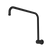 Caroma Urbane II 460mm Upswept Shower Arm Matte Black