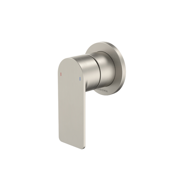 Caroma Urbane II Bath/Shower Mixer Round Cover Plate Brushed Nickel