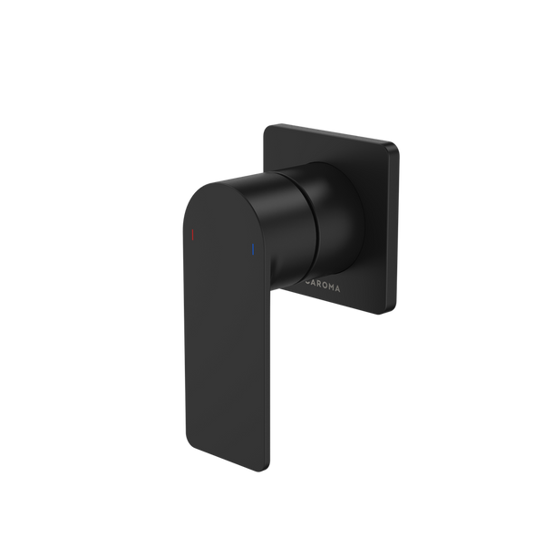 Caroma Urbane II Bath/Shower Mixer Square Cover Plate Matte Black