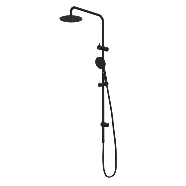 Caroma Urbane II Rail Shower with 200mm Overhead Matte Black