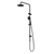 Caroma Urbane II Rail Shower with 200mm Overhead Matte Black