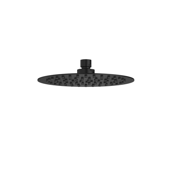 Caroma Urbane II 200mm Round Rain Shower Matte Black