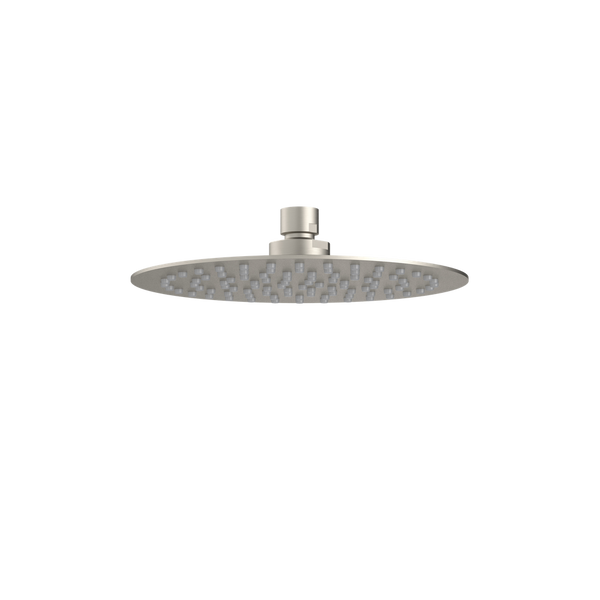 Caroma Urbane II 200mm Round Rain Shower Brushed Nickel