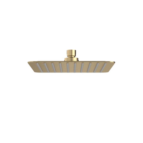 Caroma Urbane II 200mm Square Rain Shower Brushed Brass