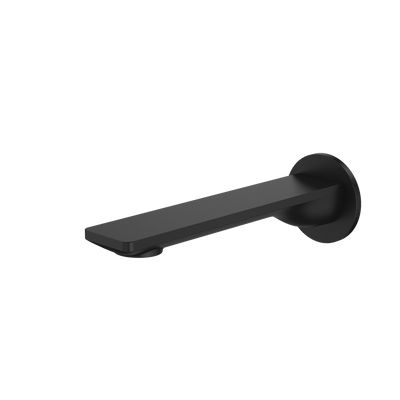 Caroma Urbane II 180mm Basin/Bath Outlet Round Cover Plate Matte Black Lead Free