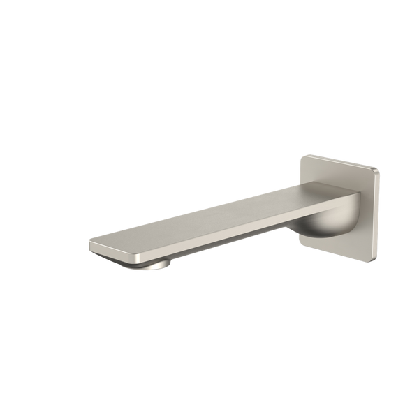 Caroma Urbane II 180mm Basin/Bath Outlet Square Cover Plate Brushed Nickel