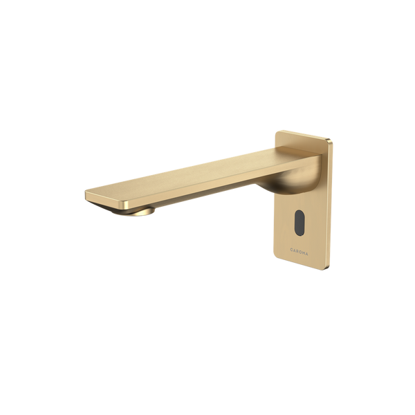 Caroma Urbane II  Sensor 180mm Wall Outlet Kit Brushed Brass