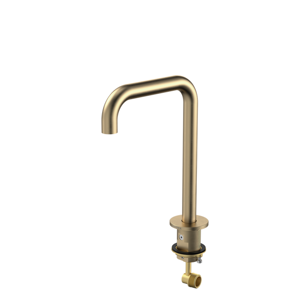 Caroma Urbane II Hob Swivel Outlet 150mm Brushed Brass