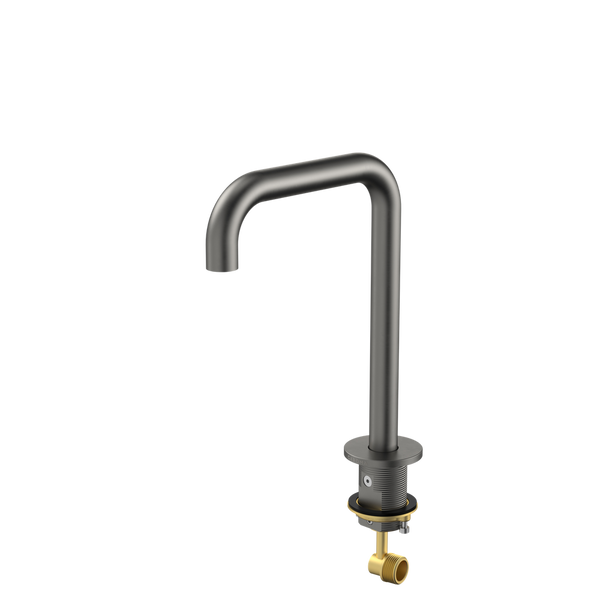 Caroma Urbane II Hob Swivel Outlet 150mm Gunmetal