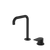 Caroma Urbane II Hob Basin Mixer Set 150mm Matte Black