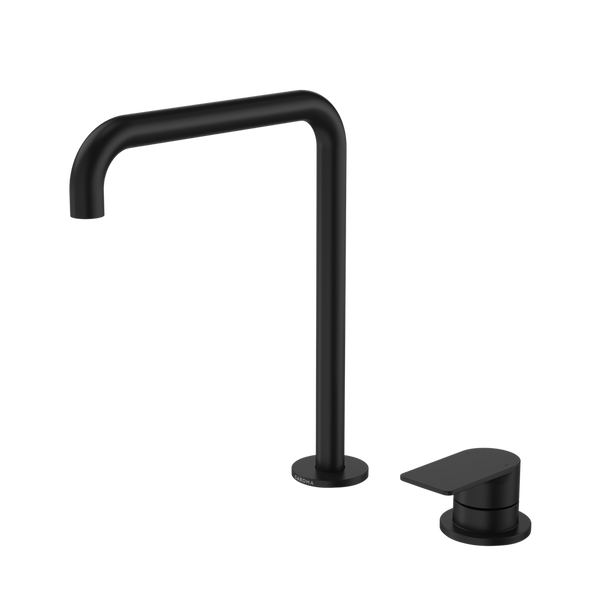 Caroma Urbane II Hob Basin/Sink Mixer Set 210mm Matte Black