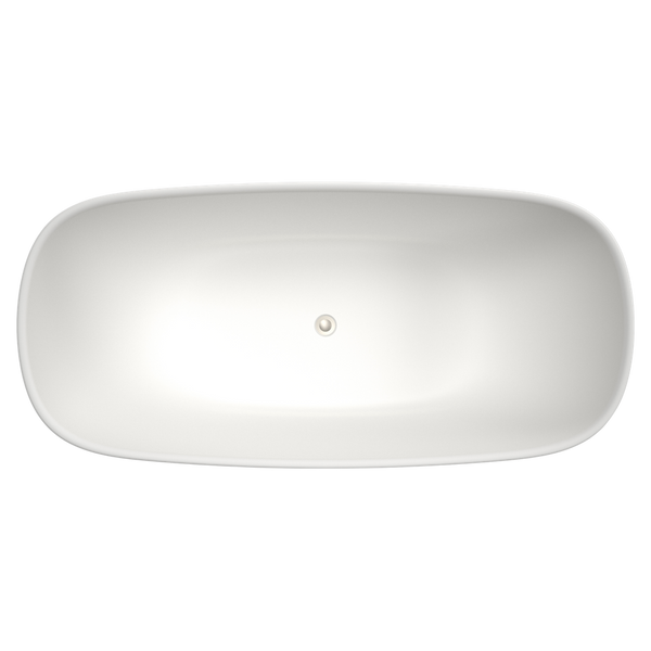 Caroma Contura II 1700 Freestanding Bath Matte White