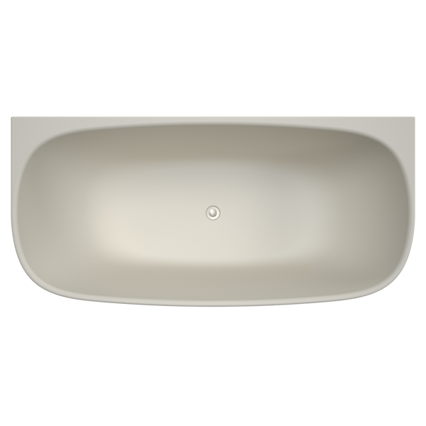 Caroma Contura II 1700 Back To Wall Freestanding Bath Matte Clay