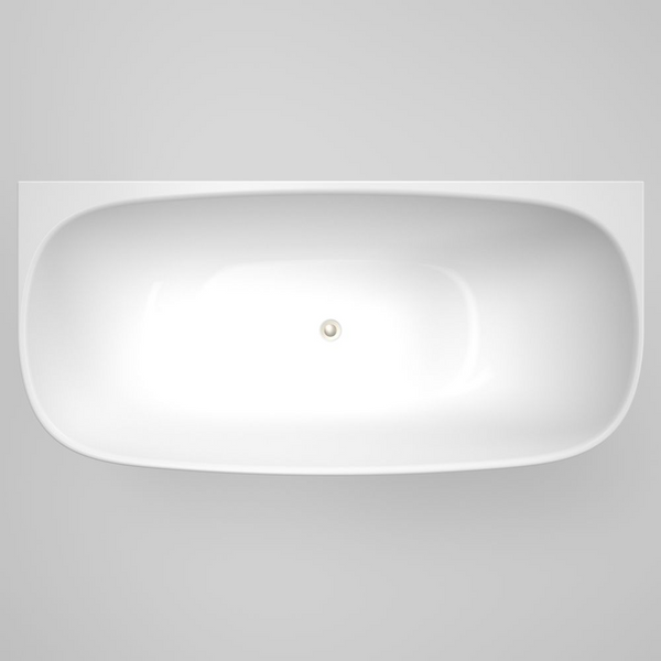 Caroma Contura II 1700 Back To Wall Freestanding Bath White