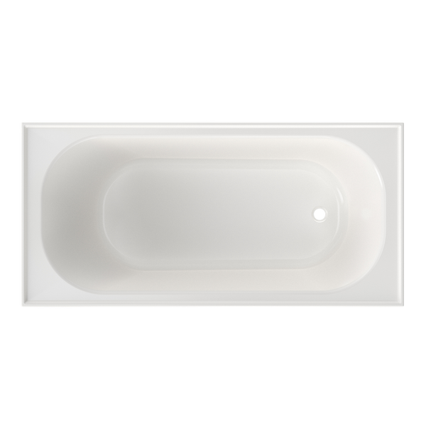 Caroma Round Bath 1525 No Overflow White