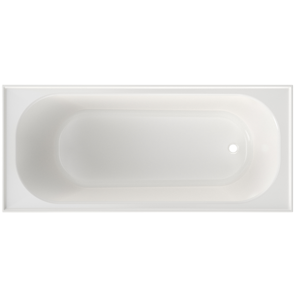Caroma Round Bath 1675 No Overflow White