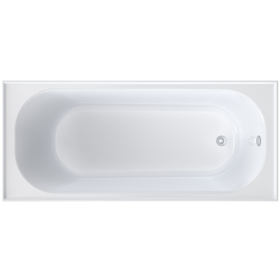 Caroma Round Bath 1675 With Overflow White